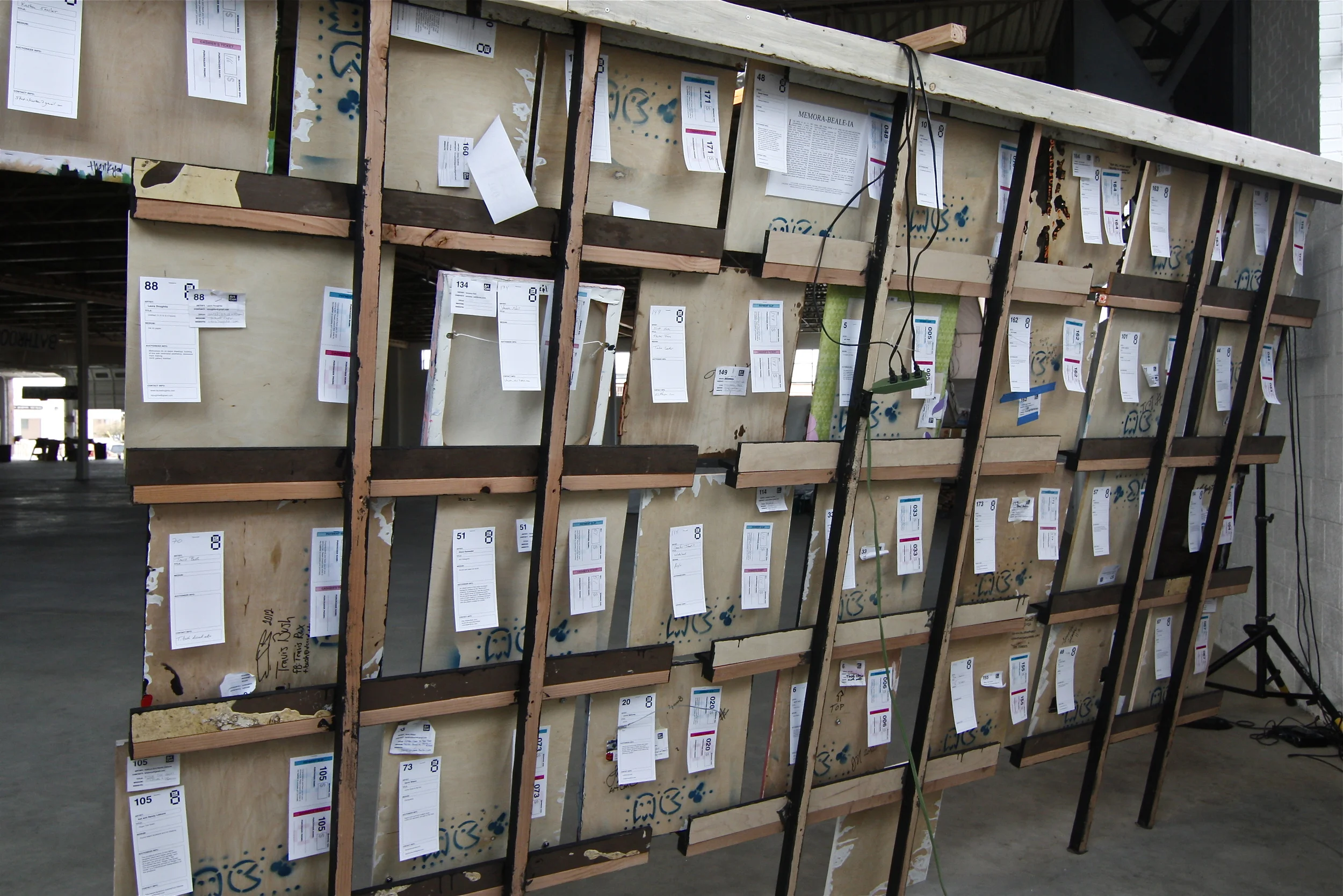  labels and auction materials 