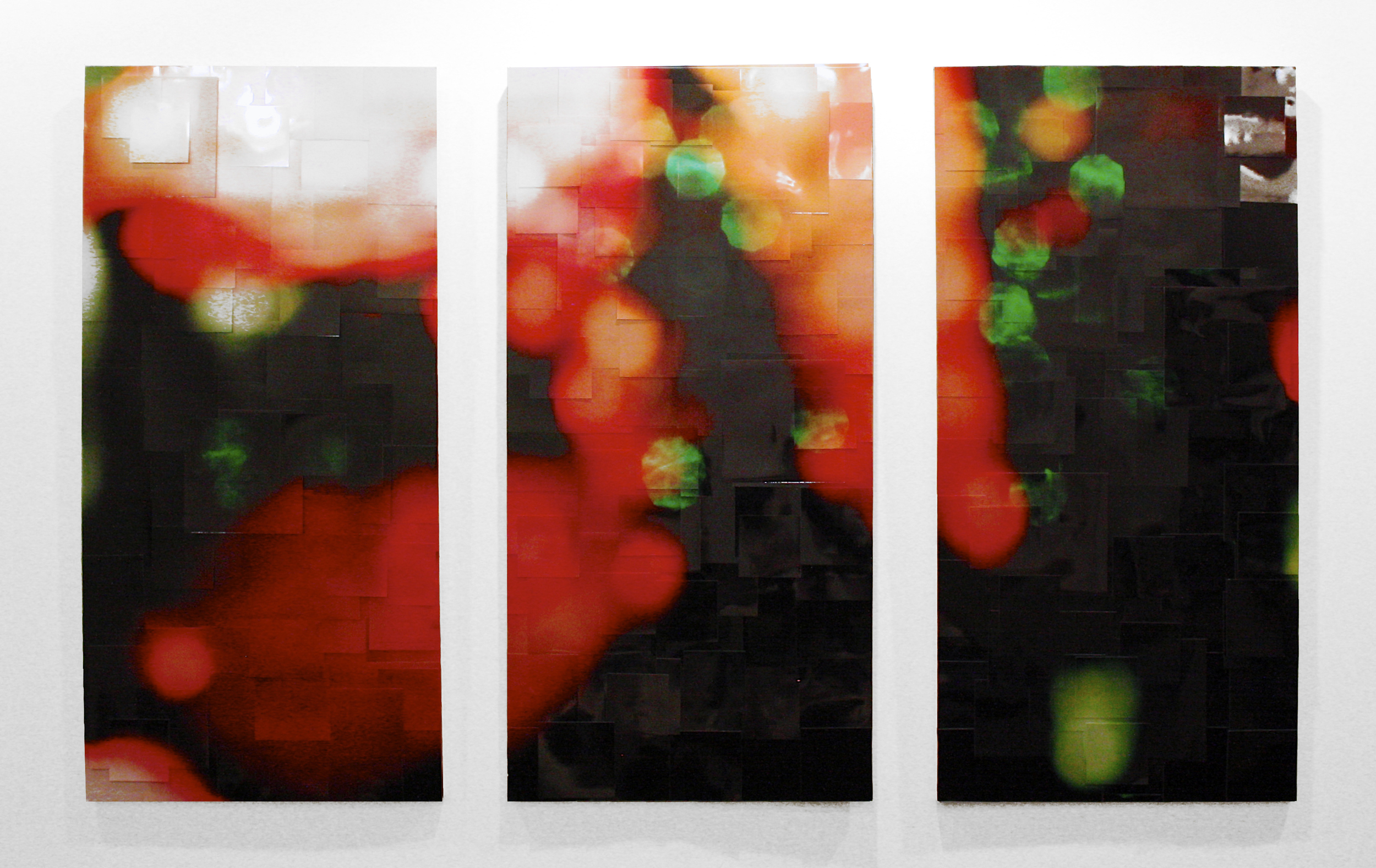 Breonny Lee Night Falling reconstructed photography on pine $1,900