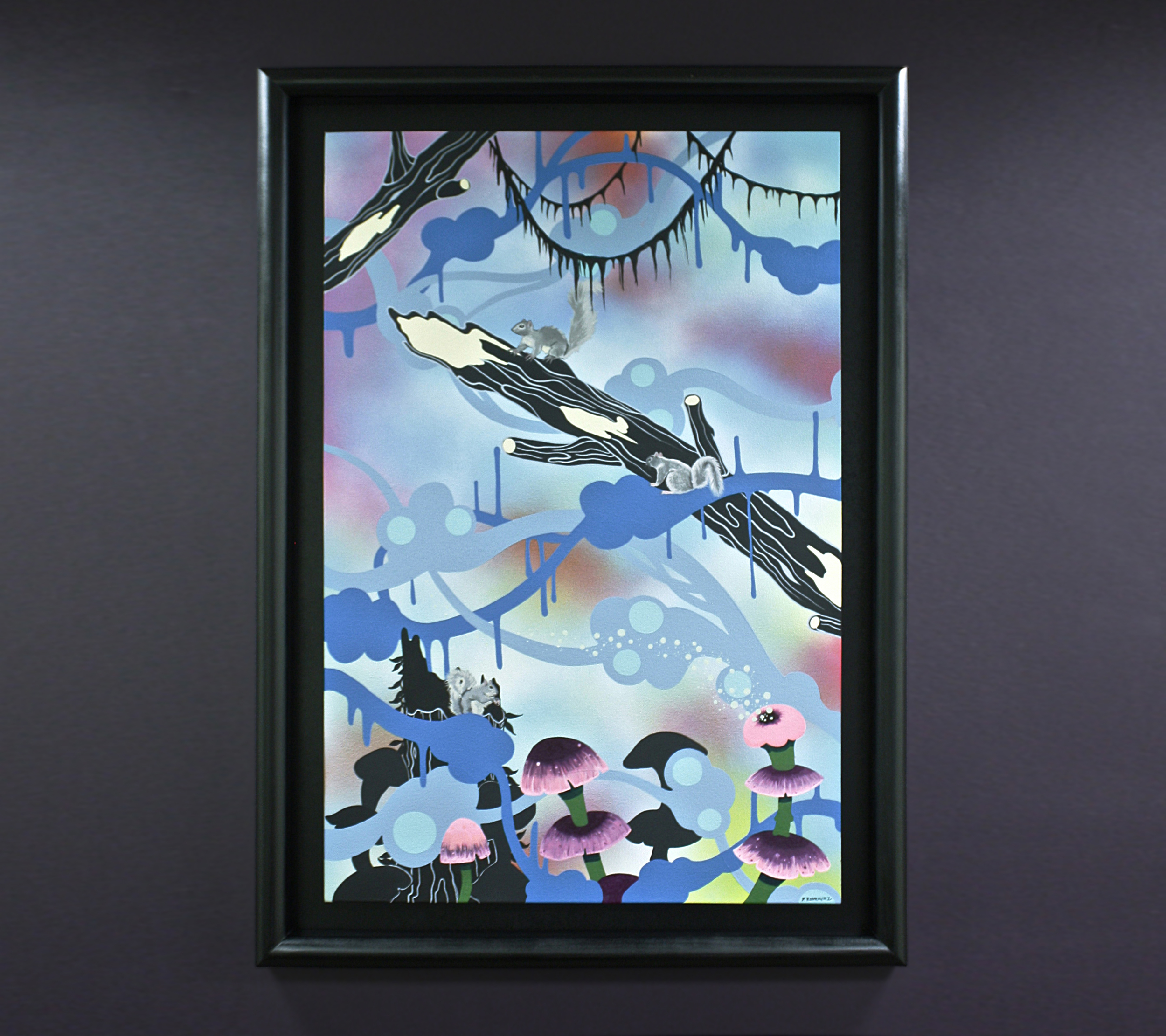 Patricia Rodriguez Some Things Are Not For You acrylic, Krylon, canvas $750