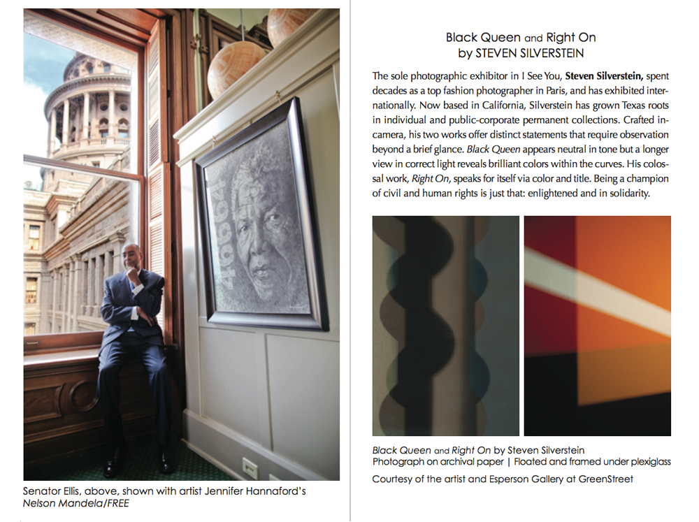 "I See You" exhibition catalog. The exhibit recognizes civil and human rights.