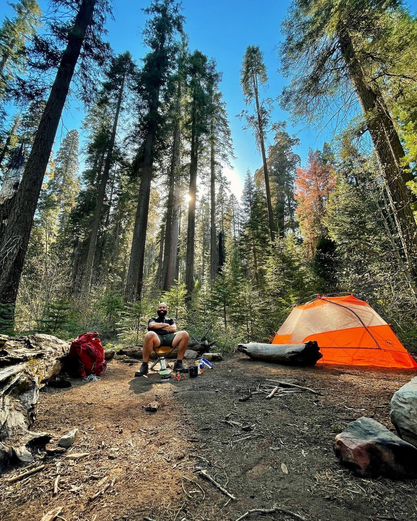 Backpacking is the type of therapy we all deserve. Feeling fortunate to be so close to Earth&rsquo;s greatest wonders 🏕🥾🌎
.
.
.
#nps #nationalpark #sequoianationalpark #kingscanyon #sequoia #backpacking #camping #rei #nemo #bigagnes #msr #zoleo #h