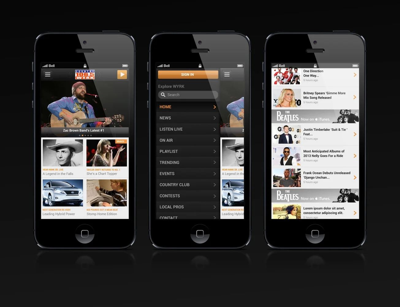 Townsquare Mobile Web Experience