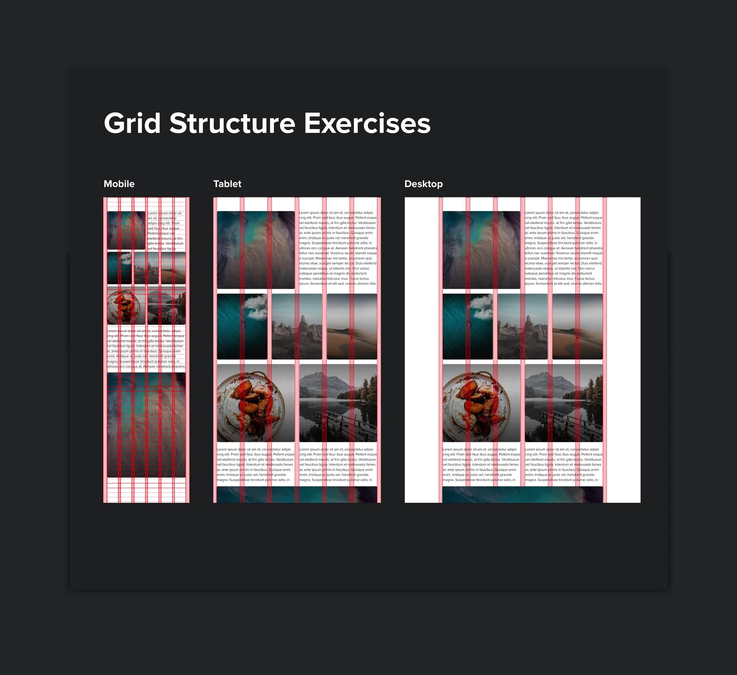  Next a study was created to determine the viability of this grid structure. Since Holonis currently has a basic structure in place which only determines page gutters, it will take a massive amount of re-work to achieve the final re-design. These scr