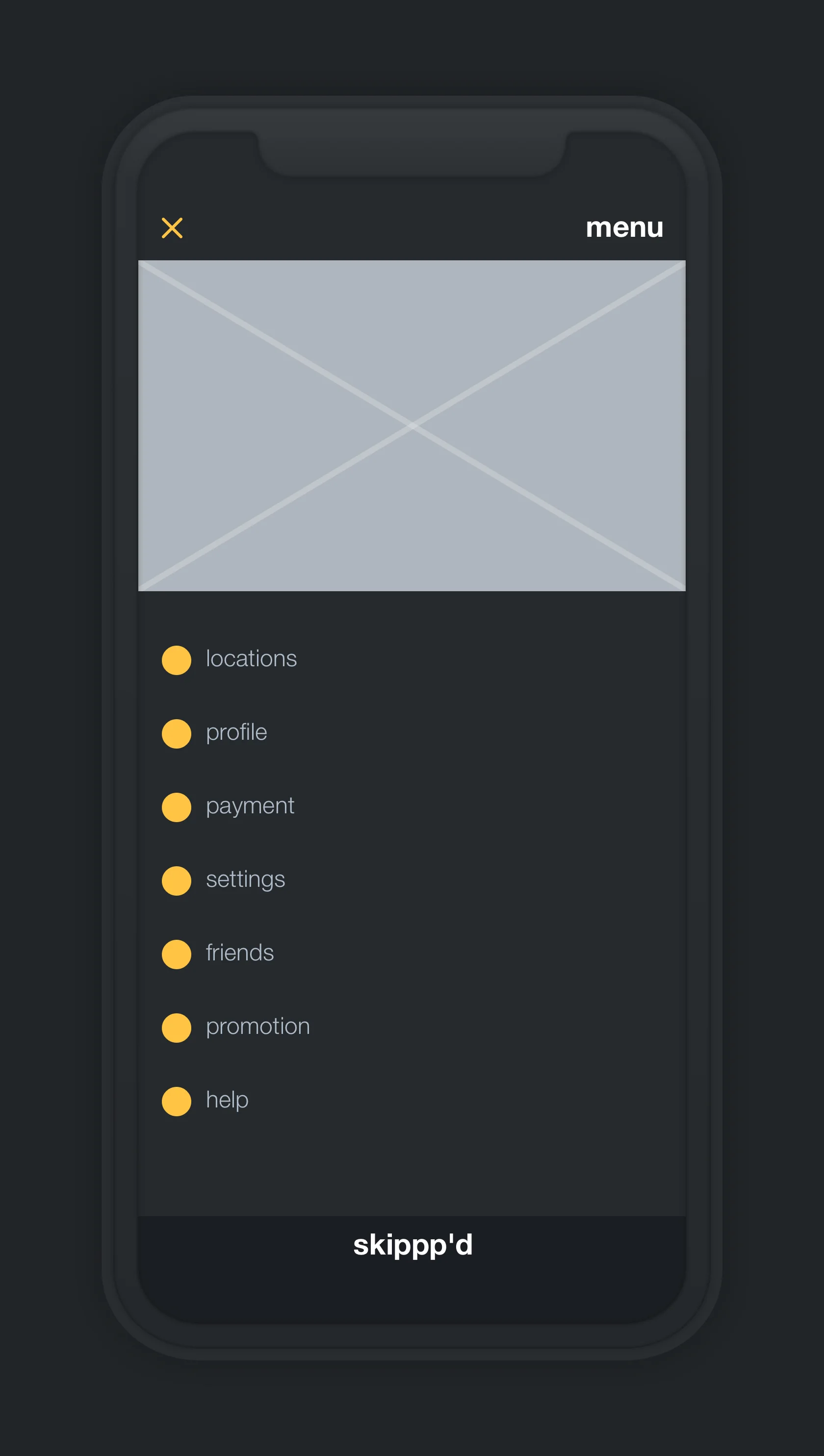 Menu Home