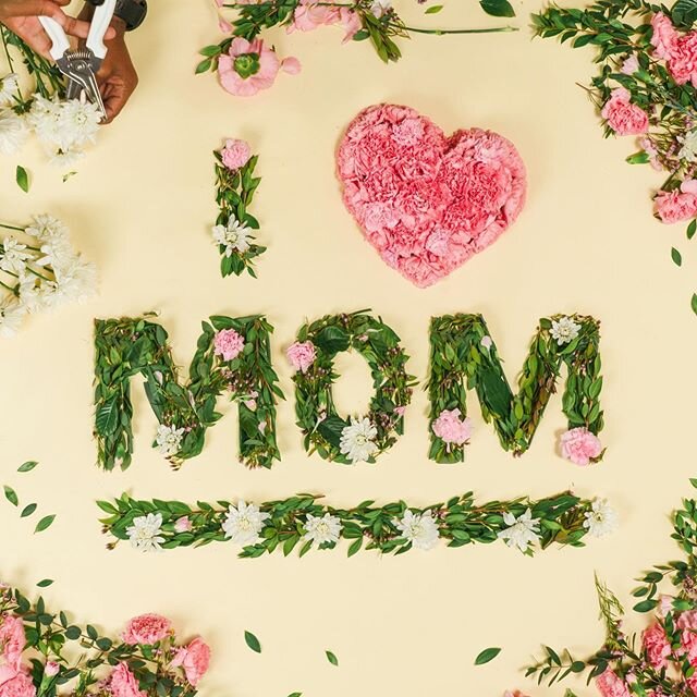 I decided to be a good son for once and recycled a few wilting flowers (and a few letters, and the background, and the entire lighting setup) from a recent client shoot to create something new for Mother&rsquo;s Day!⁣
⁣
So shout to all the moms out t