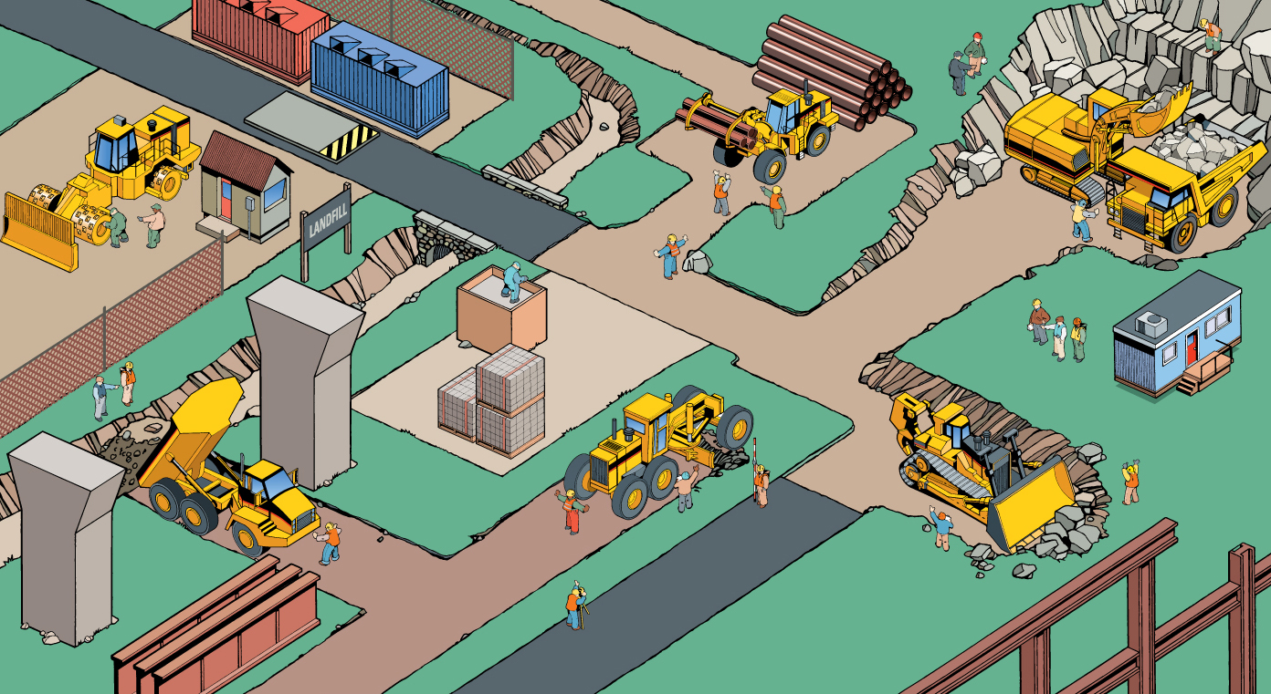 Heavy Equipment Cardboard Book