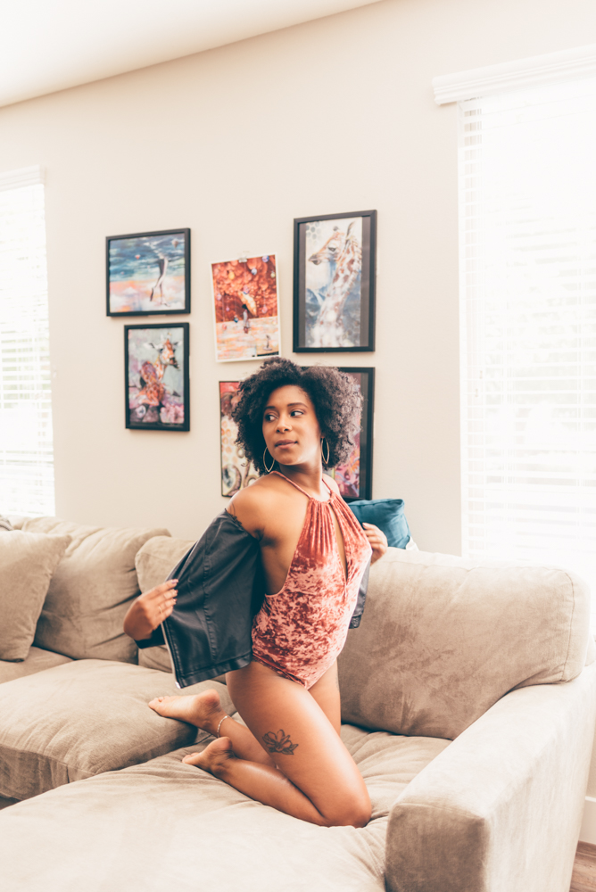 Cozy In Home San Diego Boudoir Session