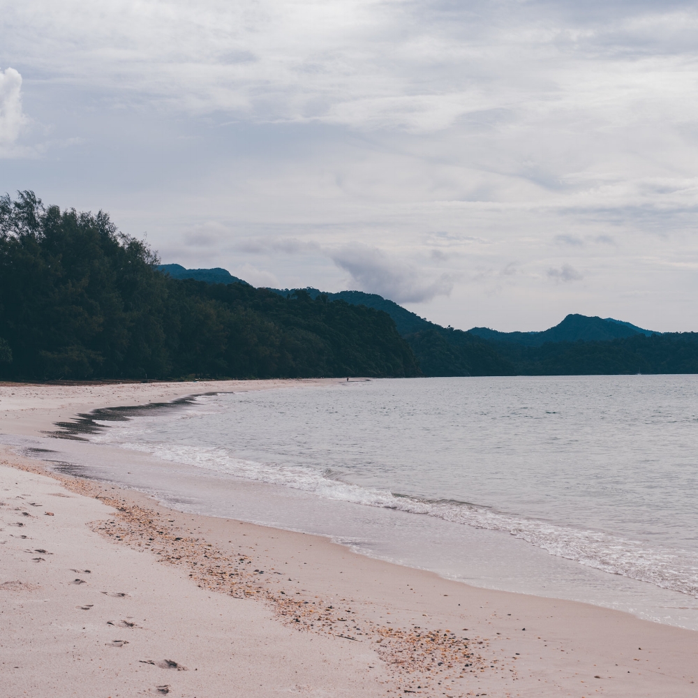 Empty Thailand Beach by Debra Alison Photography