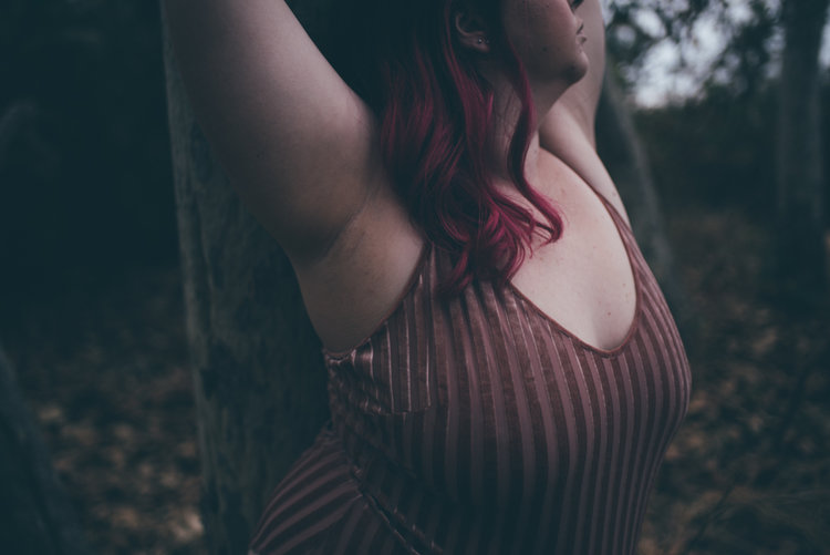 Pink Hair Outdoor Boudoir San Diego by Debra Alison Photography