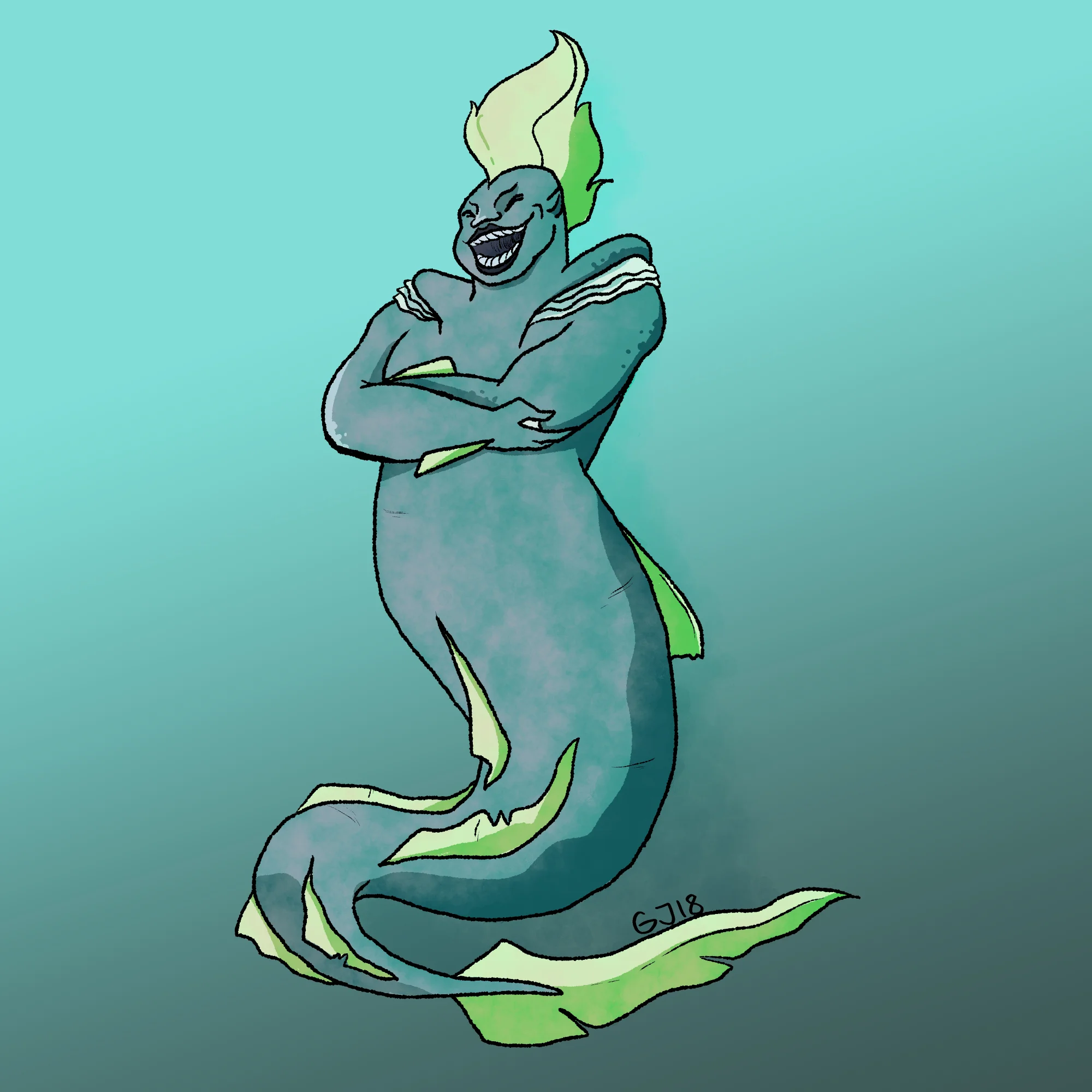 Frilled Shark Mermaid- 2018