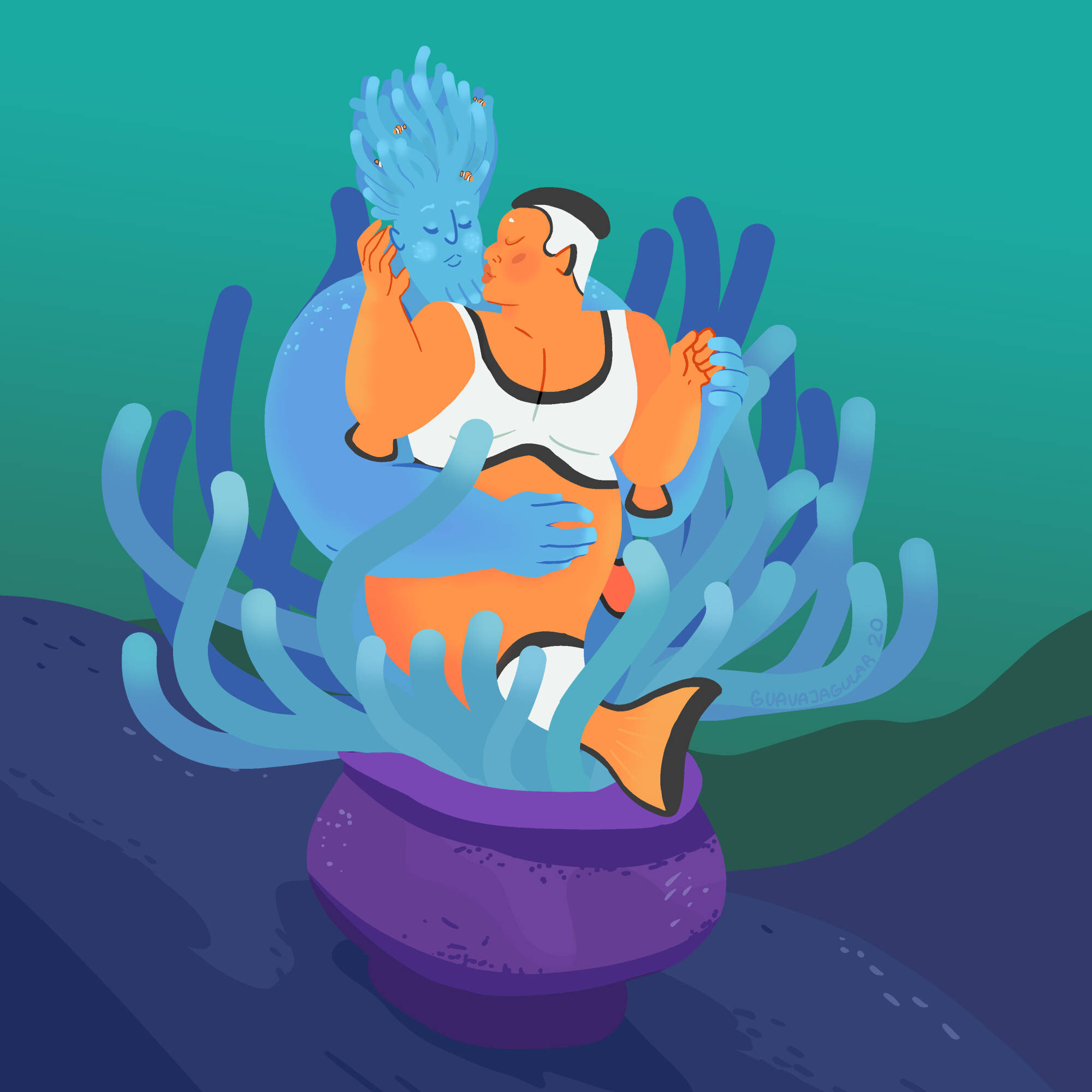 Clown Fish and Anenome