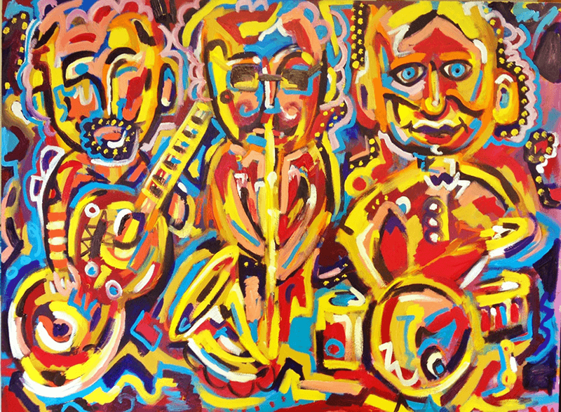 Jazz Trio (48x36)