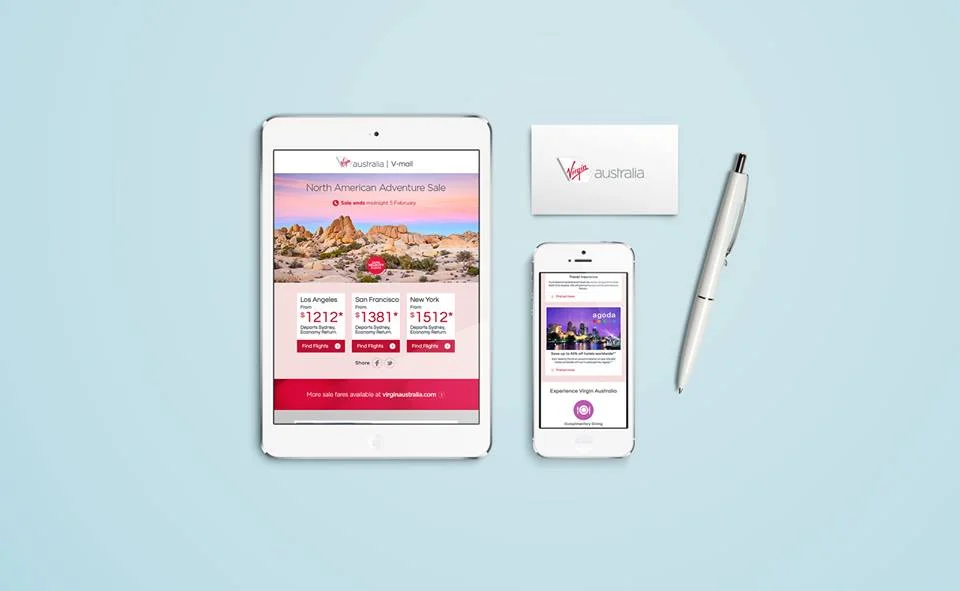 Virgin Australia eDM Redesign