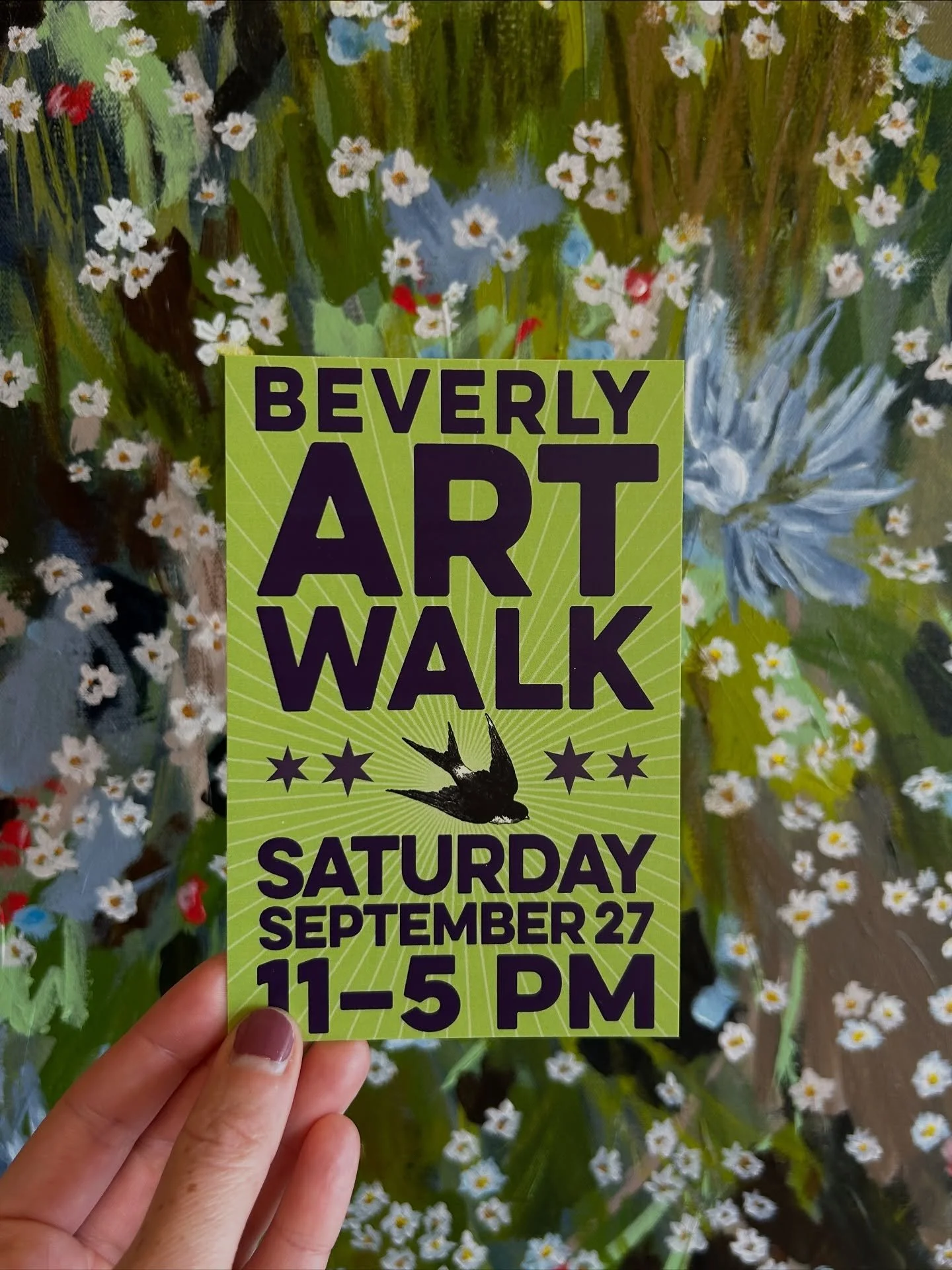 2025 Beverly Art Walk
This Saturday 11-5 
Come see 100+ artists in 40 venues all throughout my old neighborhood 🖤 all free &amp; family-friendly

I&rsquo;ll be set up @townrealtychicago on 109th and Western. See you there! 
@bev_artalliance 
.
.
#be