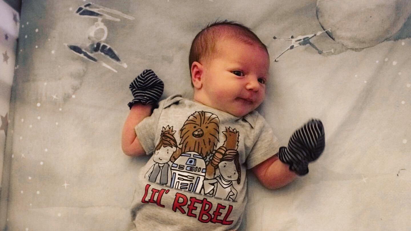 My Lil Rebel is 3 weeks old today!