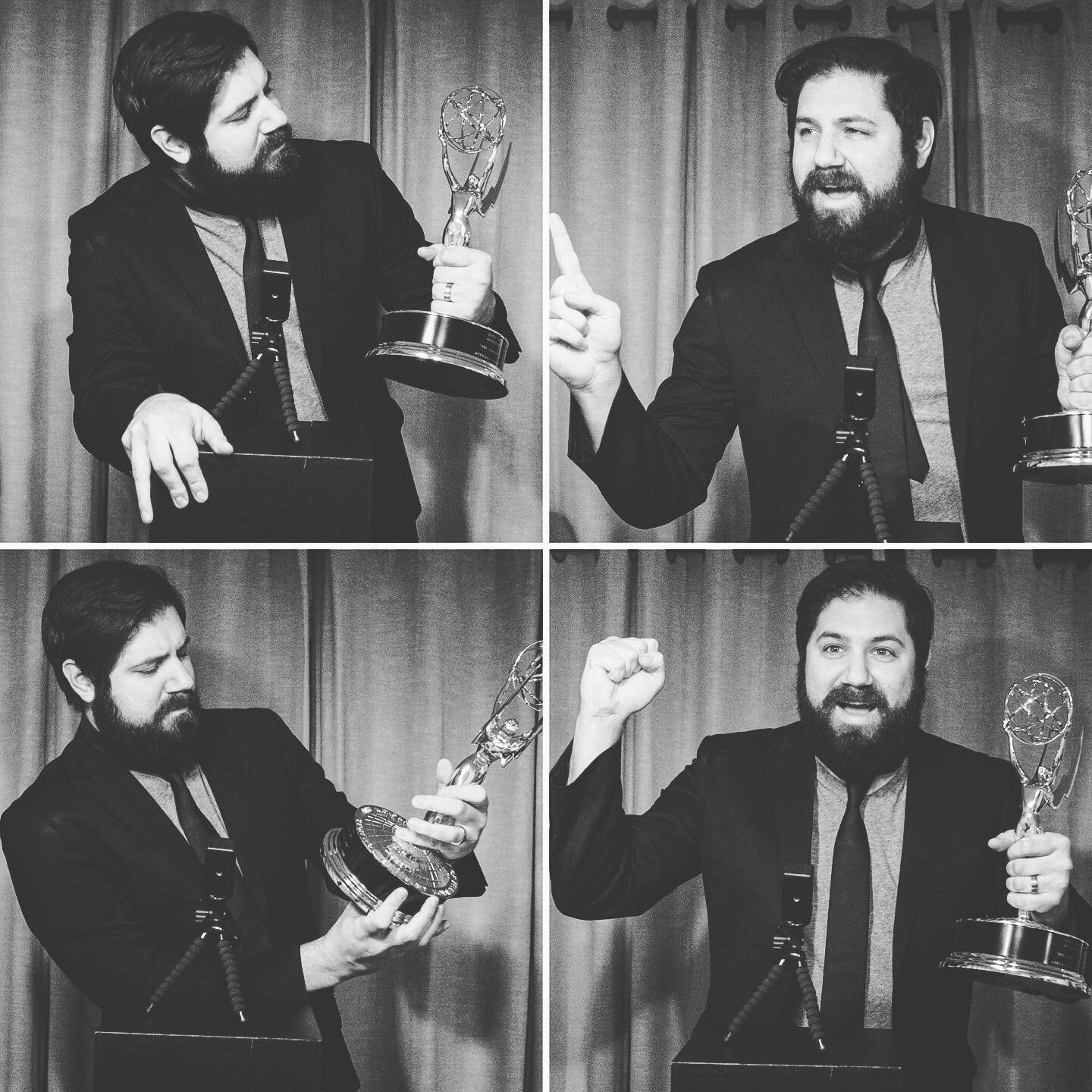 And the #Emmy goes to... 

No but seriously this was a weird year and I have to thank everyone in my life for helping me and for always being their to support me.  Had this been a normal year I probably would have had to dress up nice and gotten to a