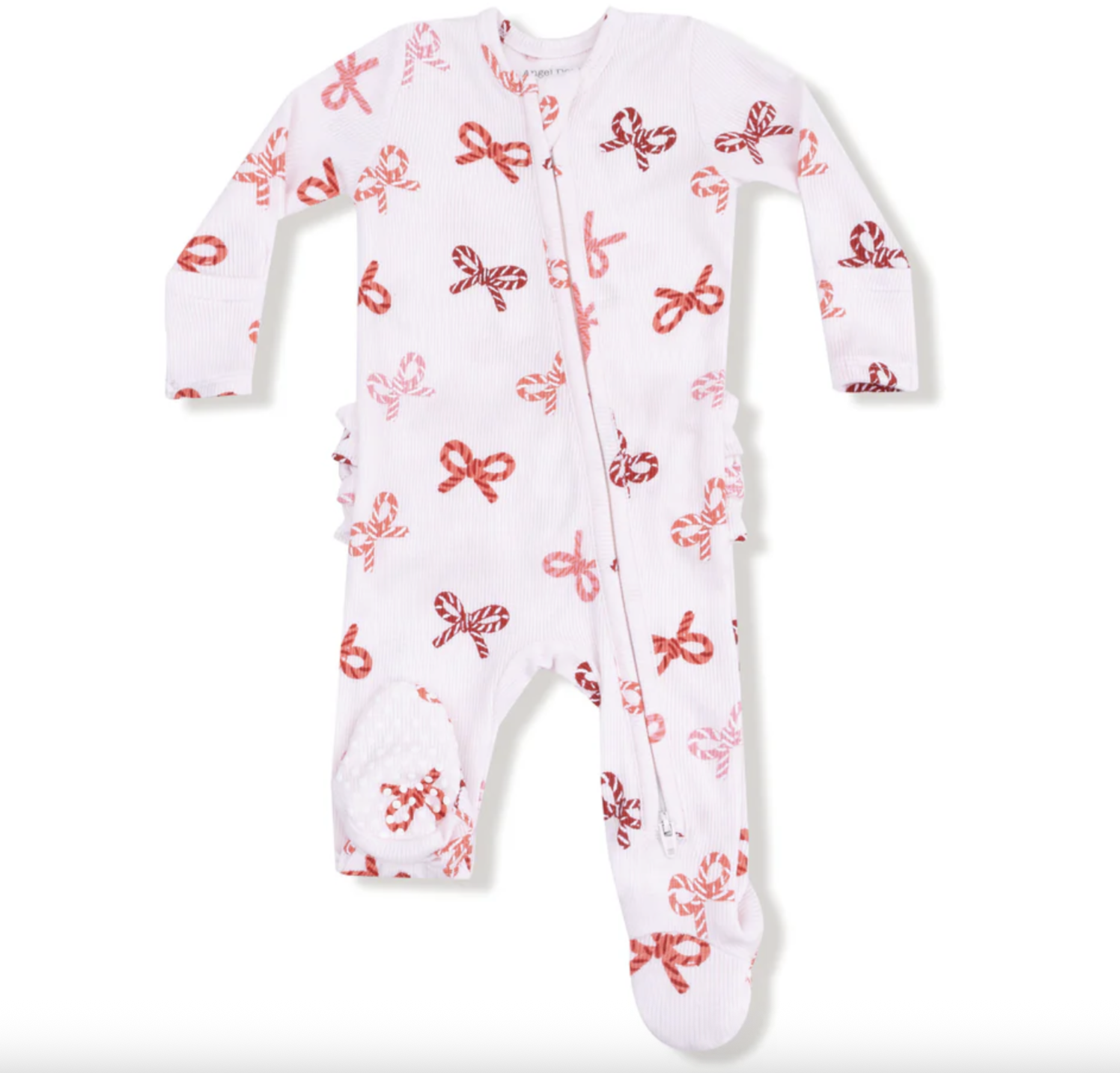 Candy Cane Bows Ruffle Back (ADF25653)