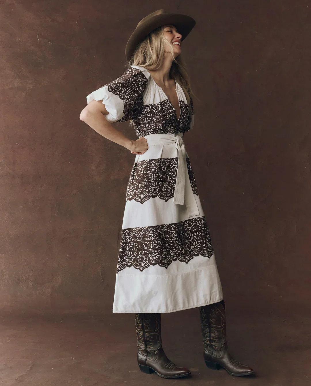 Fairground Dress - Cream  Peony Dresses