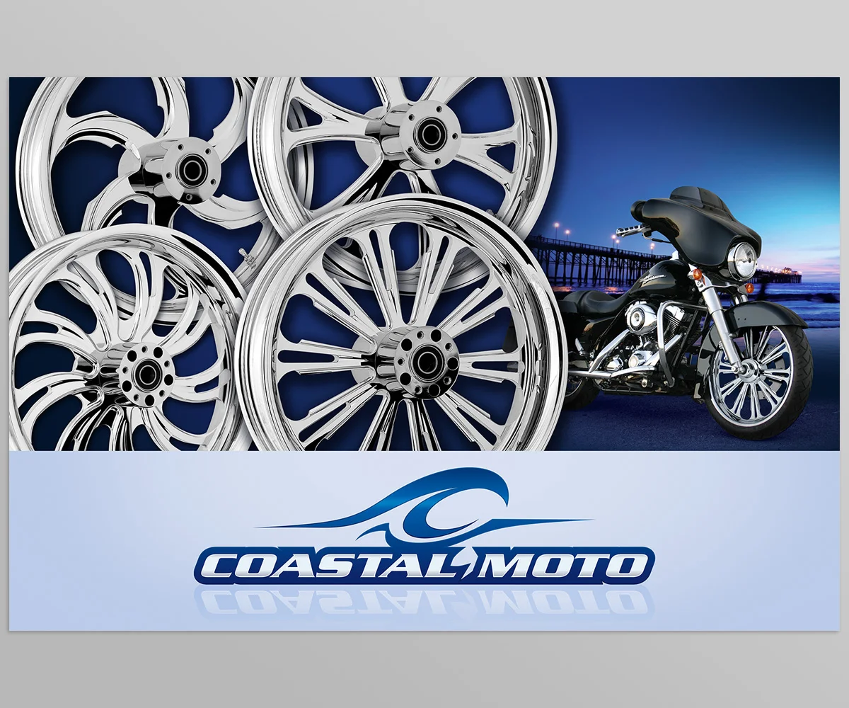 Poster design for Coastal Moto 