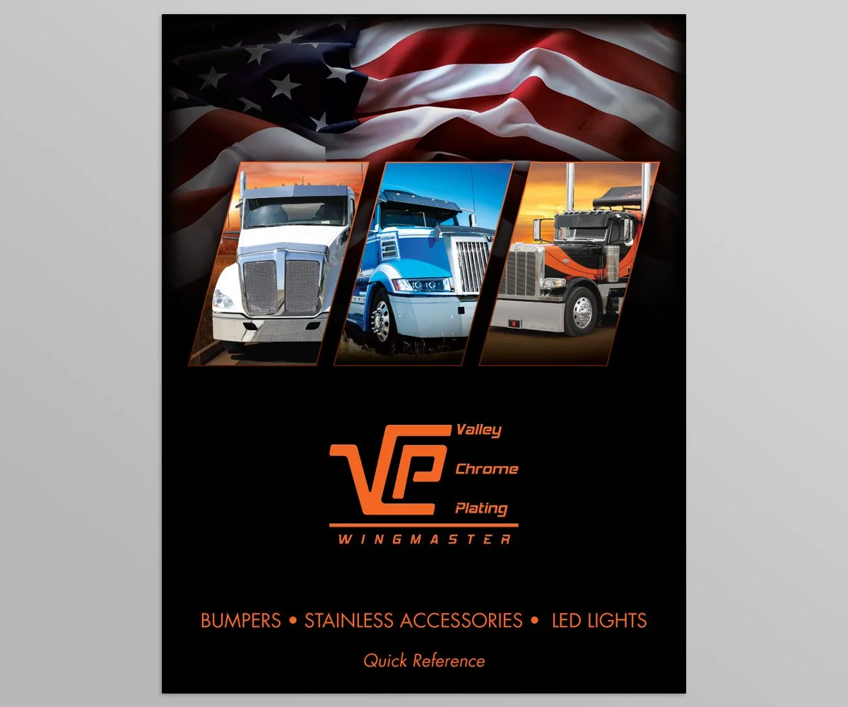  Catalog cover design for Valley Chrome Plating / Wingmaster 