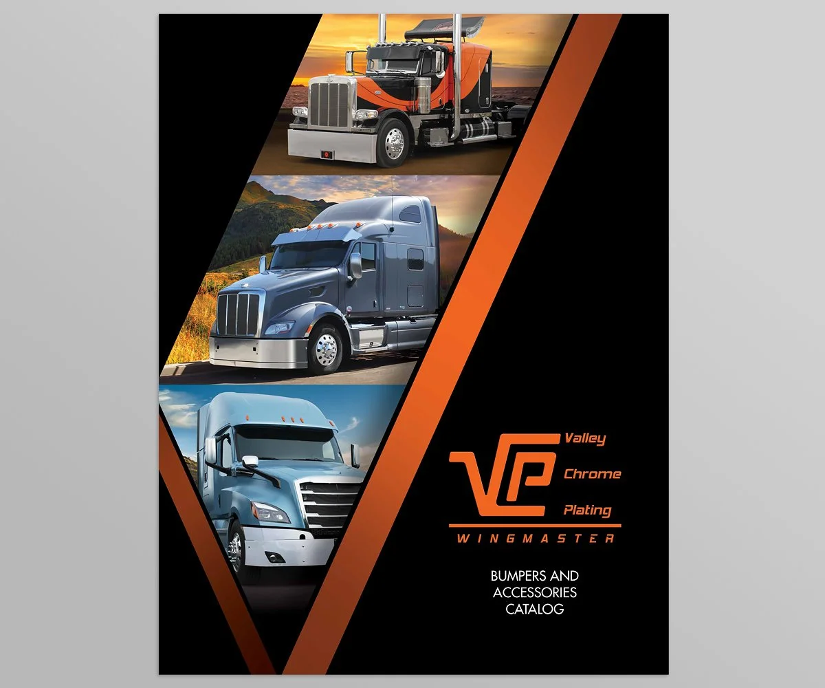  Catalog cover design for Valley Chrome Plating / Wingmaster 