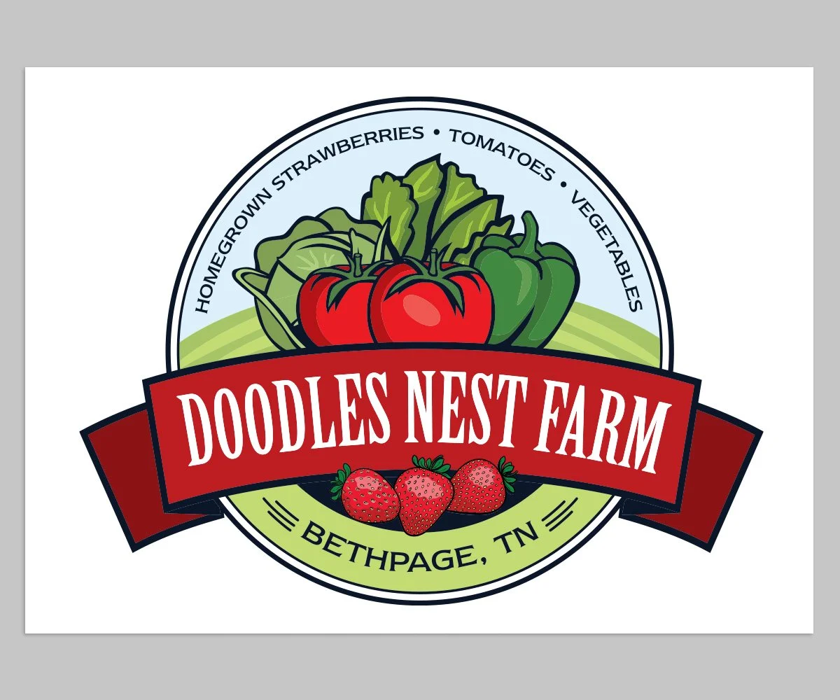  Logo design for Doodles Nest Farm 