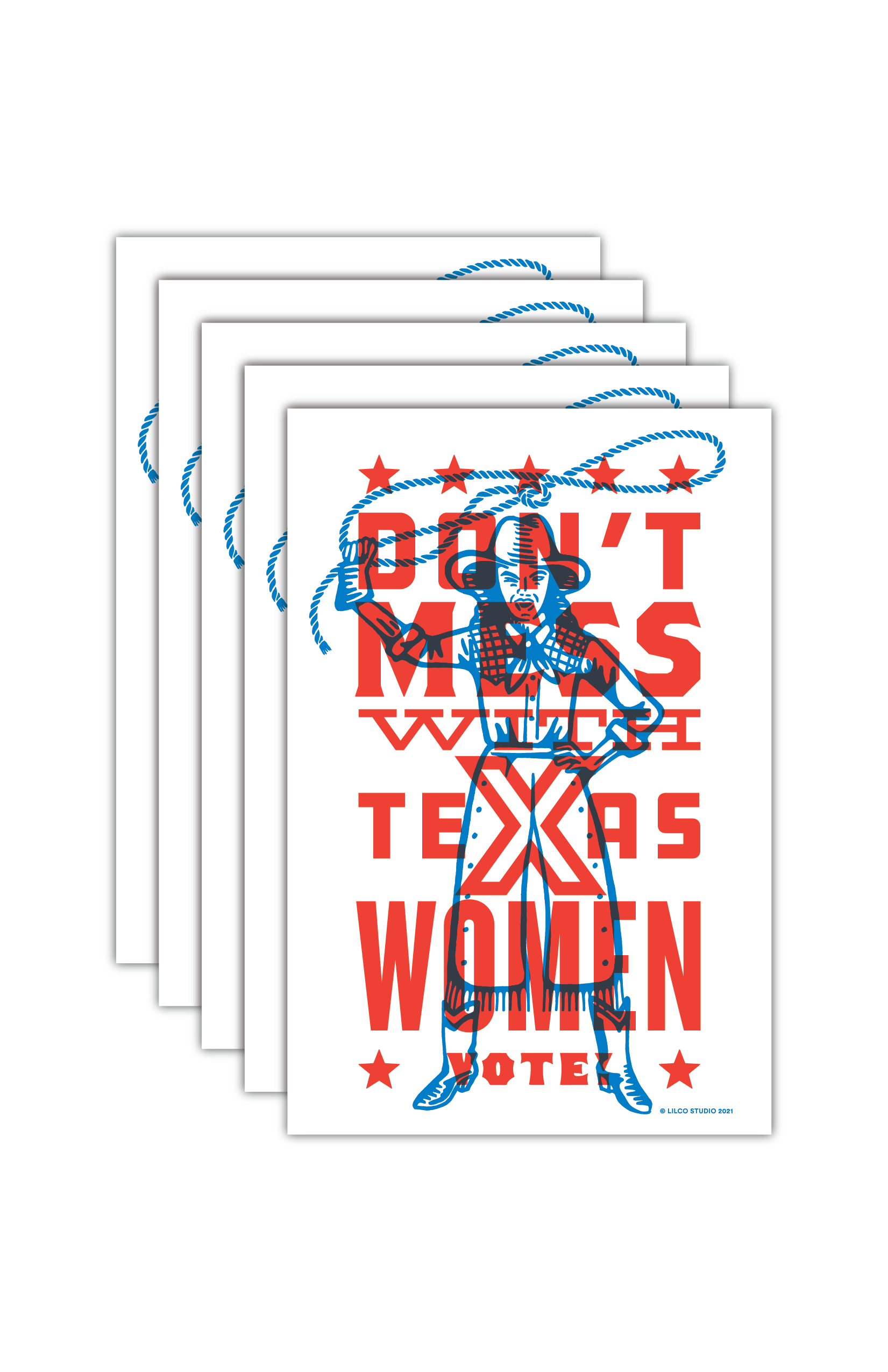Don't Mess With Texas Women - Postcards