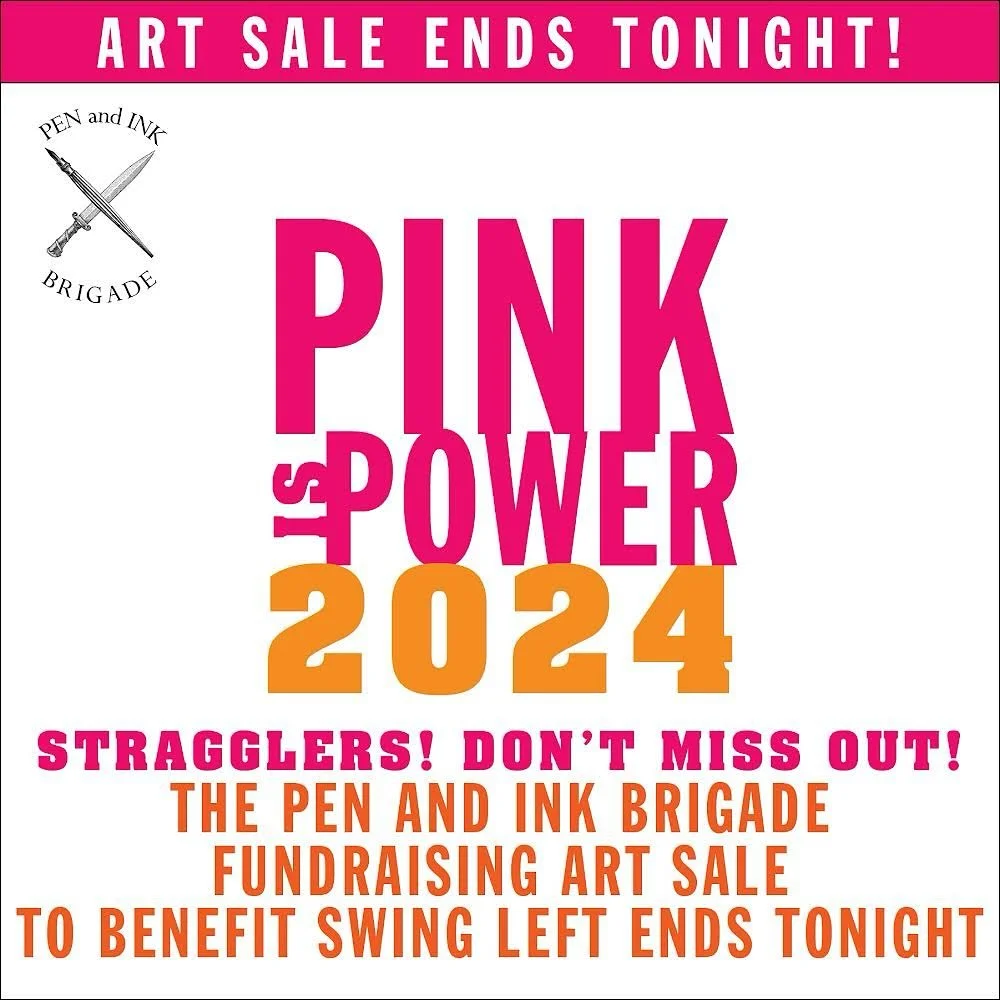 GiRLS TO THE FRONT prints are still available! Giddy up!
#penandinkbrigade