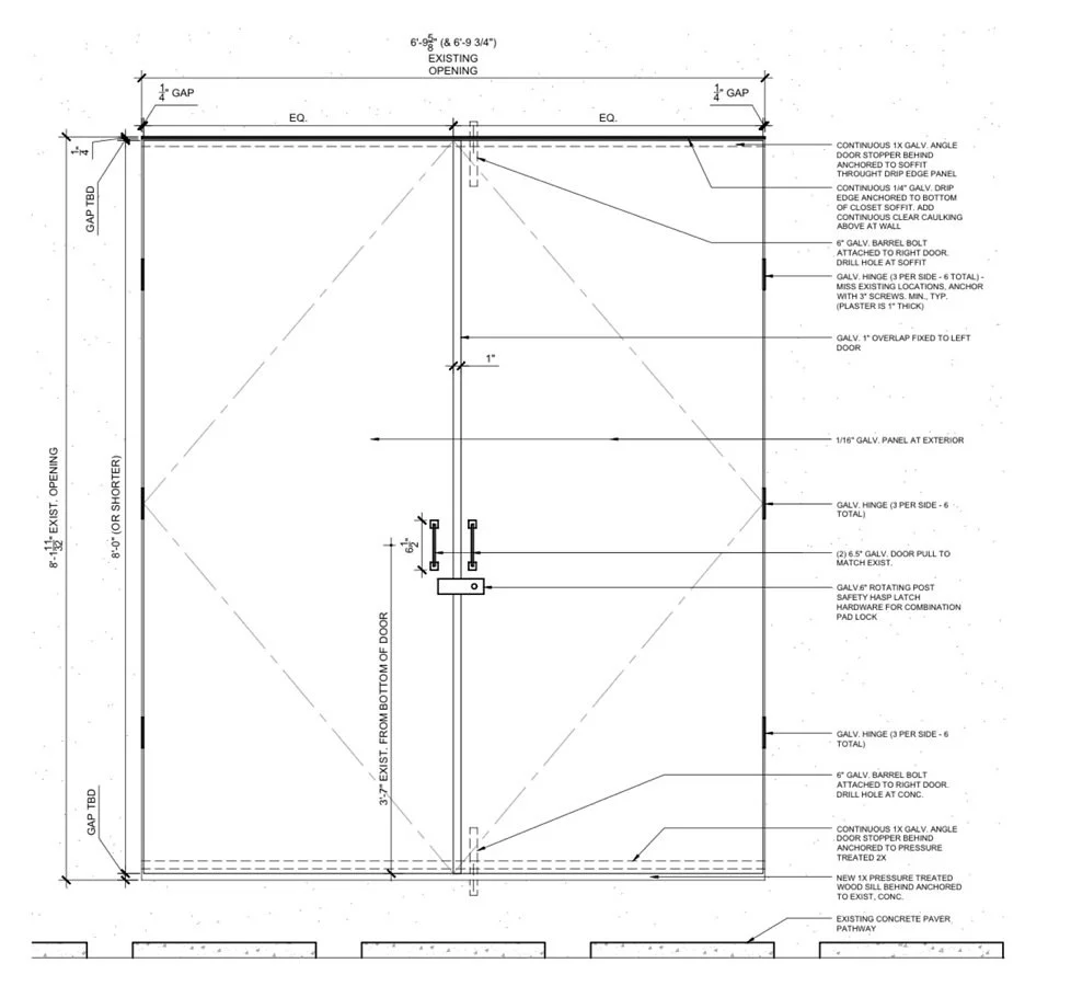 &ldquo;One door shuts, another door opens.&rdquo; 🚪 well these doors do both. 

Too bad we can&rsquo;t use The Doors audio on these posts for door fabrication. 🤣 

#venice #doordesign #fabrication