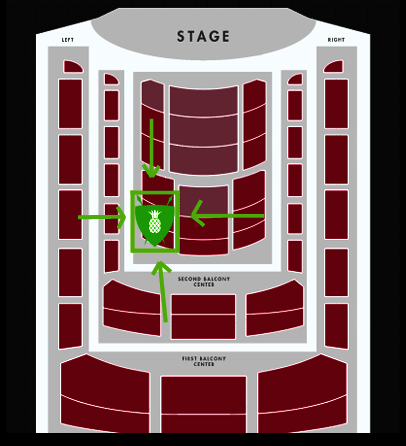 Holiday Pops Seating Chart