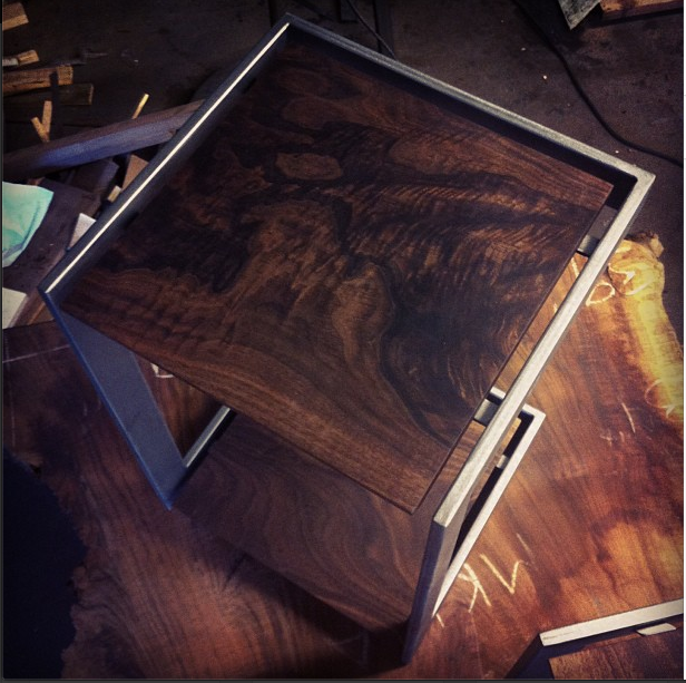 Suspended End Table Prototype