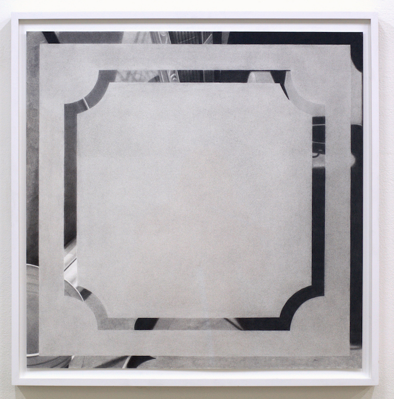  Single Provincial, 2015  graphite on paper  25 1/2" x 25" framed 