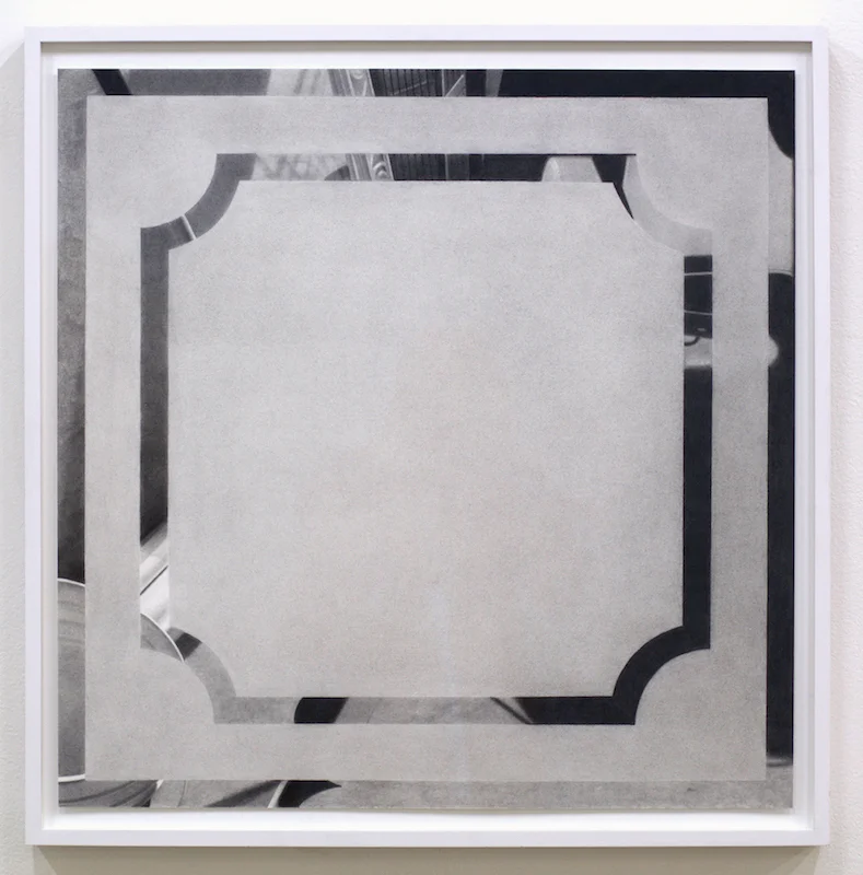 Single Provincial, 2015 graphite on paper 25 1/2" x 25" framed