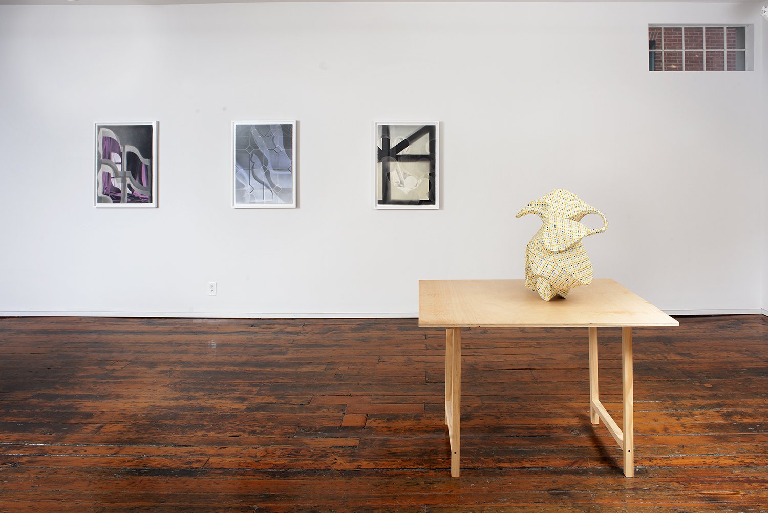  Installation view,  Breather , Pentimenti Gallery 