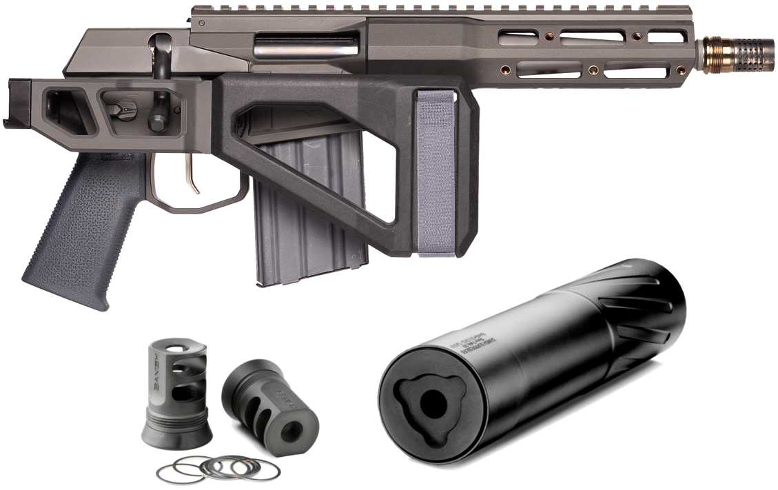 Silencer Central Banish 30 Gold 300 BLK Subsonic Suppressor Test — PEW  Science
