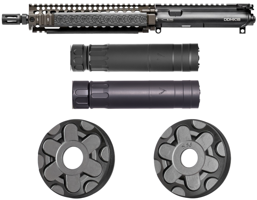 レクレア Rugged Razor556 vs Razor762 with 5.56 Front Cap on the MK18 AR15