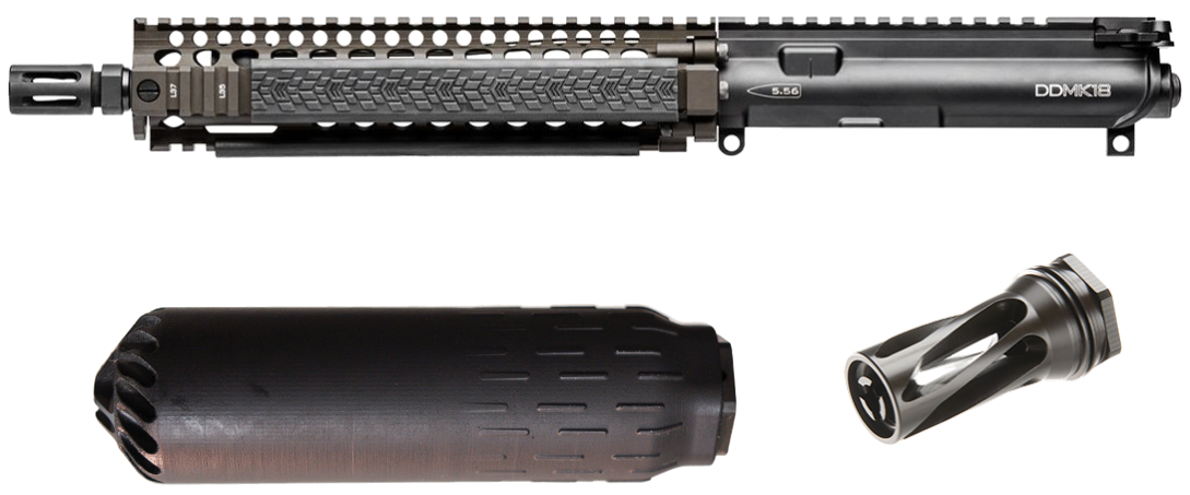 HUXWRX FLOW 556k 5.56 AR15 SBR Suppressor Test — PEW Science