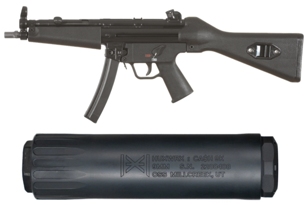 SSS.6.97 - HUXWRX CA$H 9K and the Heckler and Koch SP5 9x19mm Subgun