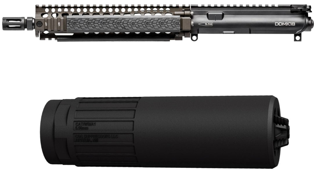CAT/WB/A1/718 CAT WB 5.56 AR15 SBR Suppressor Test — PEW Science