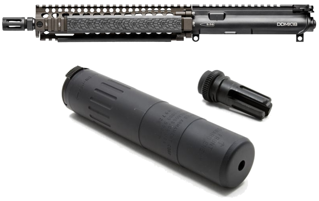 SSS.6.139 - AAC M4-2000 Mod 08 and the MK18 5.56x45mm Short Barrel Automatic AR15 Rifle (Free Version)