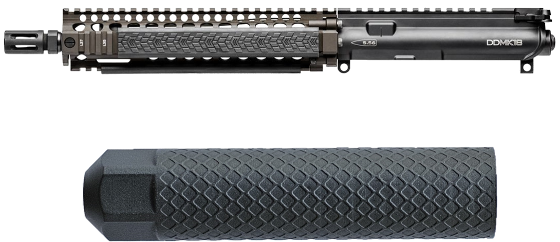 SSS.6.166- Off Grid Suppressors Operator Ti and the MK18 5.56x45mm Short Barrel Automatic AR15 Rifle (Free Version)
