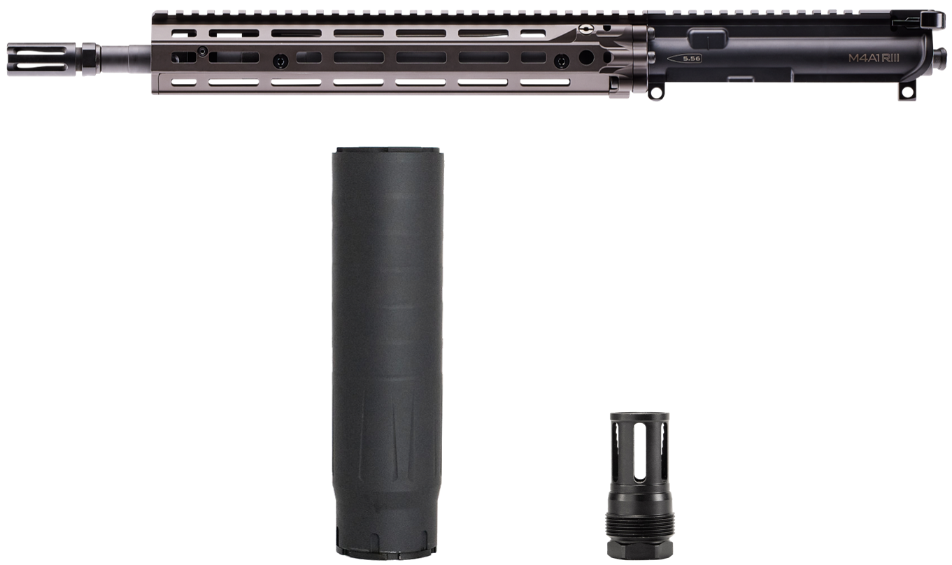 SSS.6.199 - Wolfpack Armory Disruptor 556 and the M4A1 Mid-Gas 5.56x45mm 14.5-in Barrel Automatic AR15 Rifle
