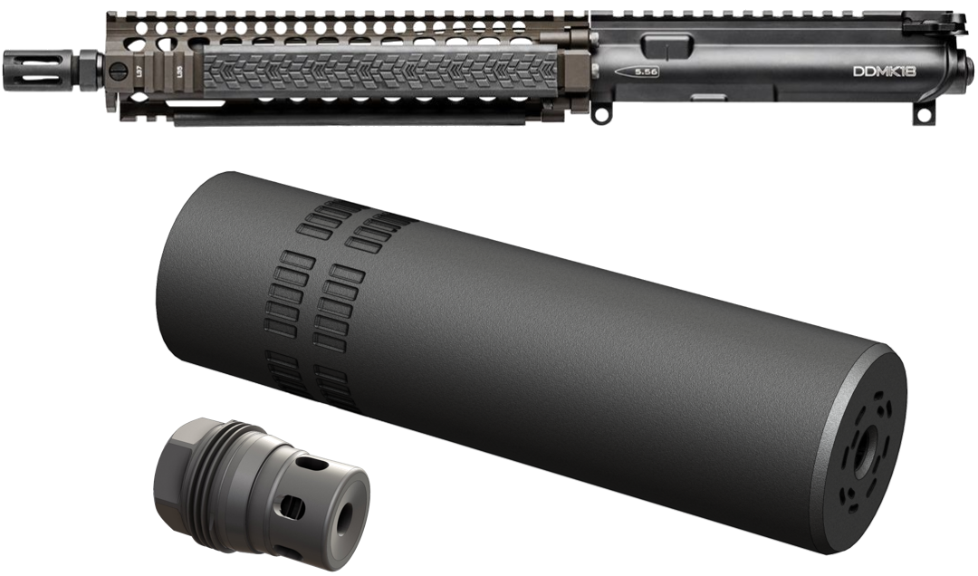 CQT CQ 4+ ×2 CQC+×2 Combat Application Technologies CAT CACM 556 AR15 SBR Suppressor