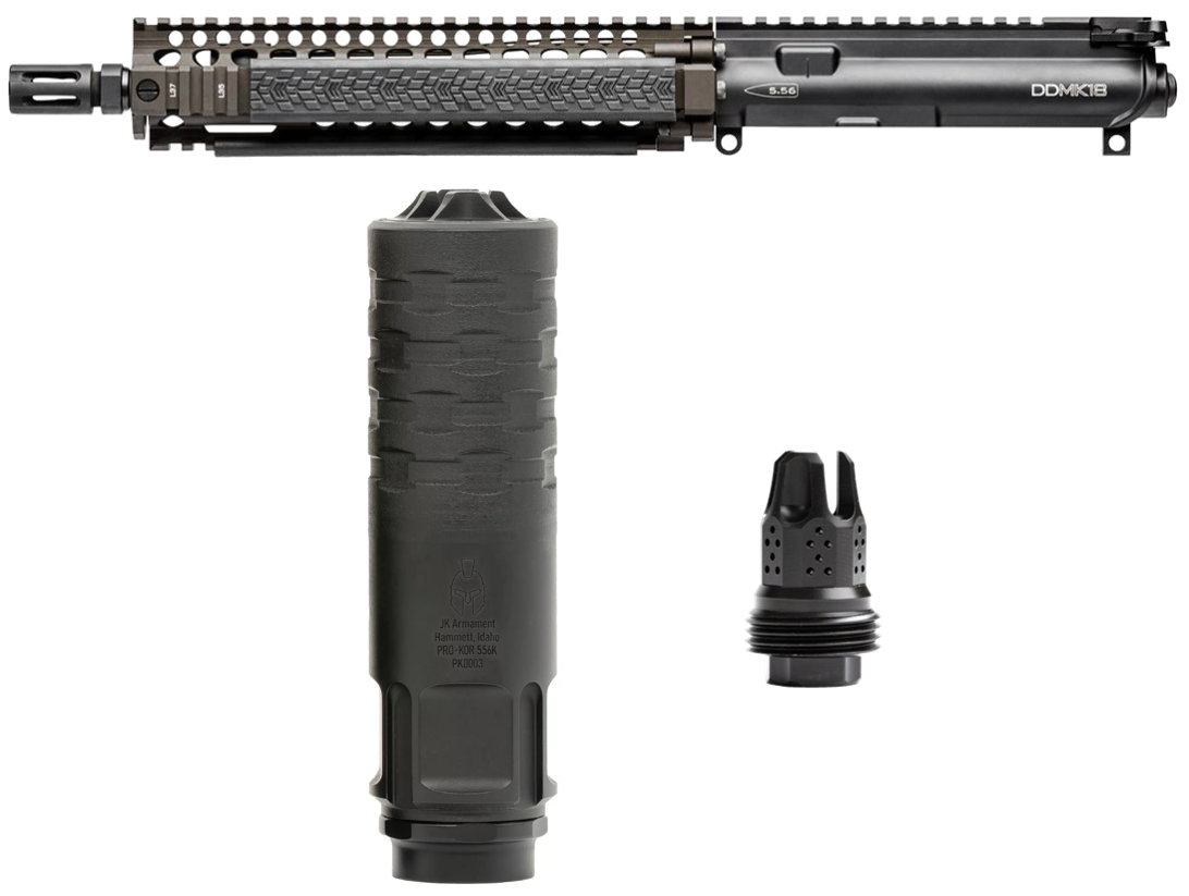 SSS.6.222 - JK Armament PRO-KOR 556K and the MK18 5.56x45mm Short Barrel Automatic AR15 Rifle