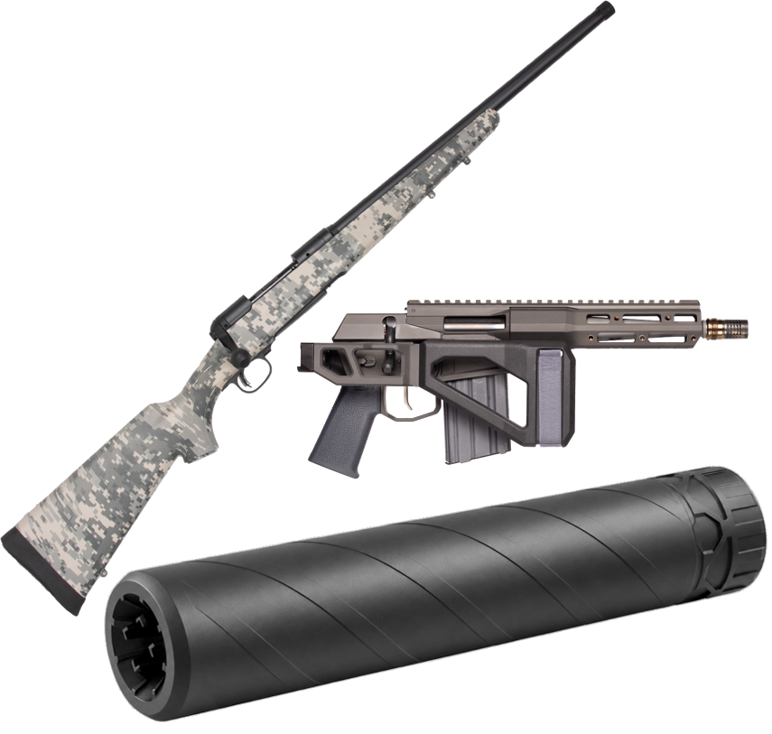 SSS.6.232 - T&amp;K Vorix 30 Ti Multi-Cartridge Suppressor Tests - .308 and Subsonic 300 BLK (Free Version)