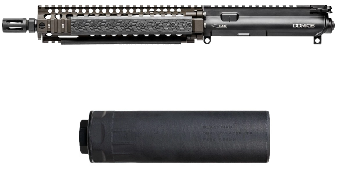 SSS.6.237 - Blackbird F556 and the MK18 5.56x45mm Short Barrel Automatic AR15 Rifle (Free Version)
