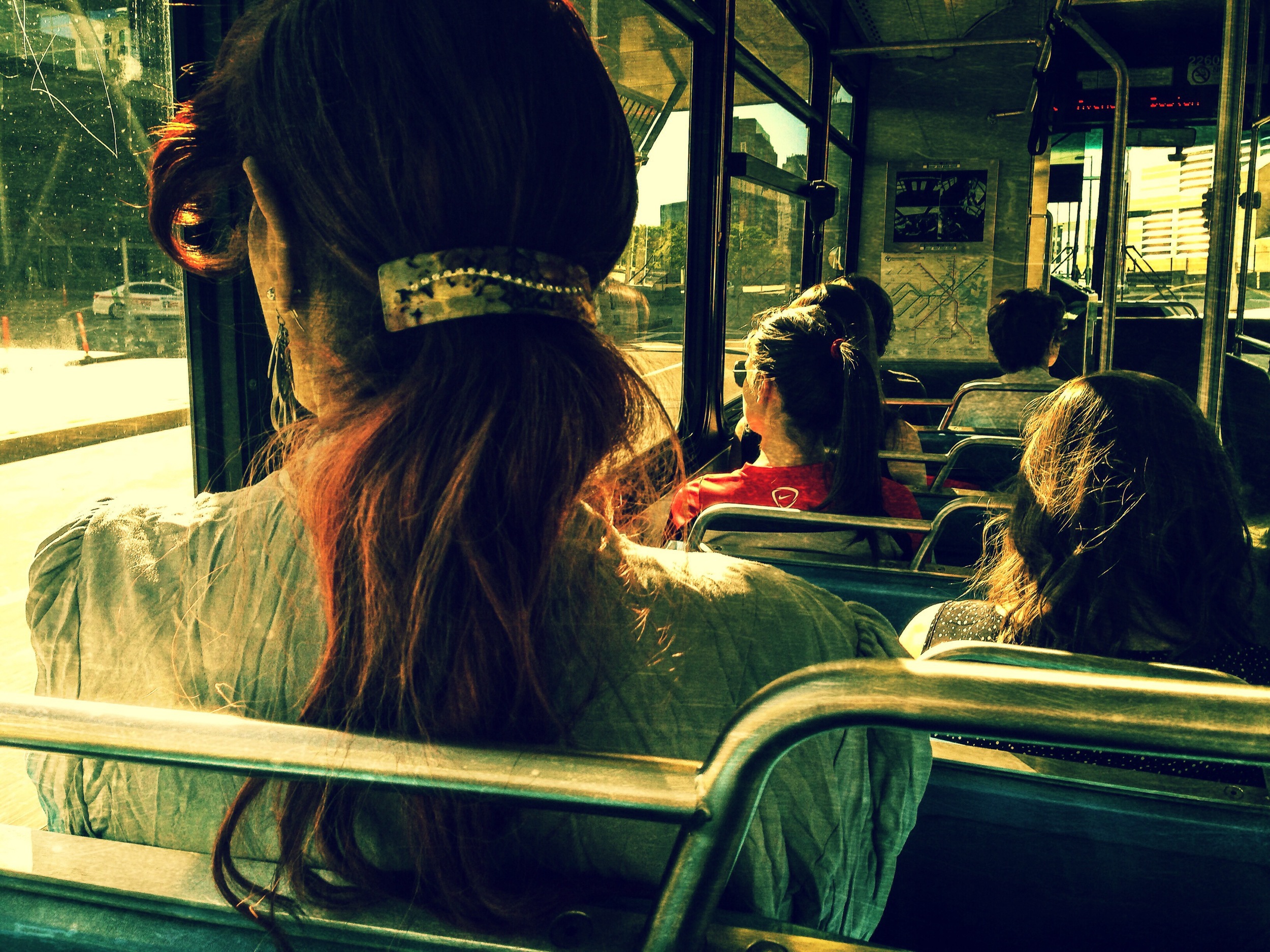 © 2014 Sarahmica Photography - "Strangers On Buses: Seeing Green"