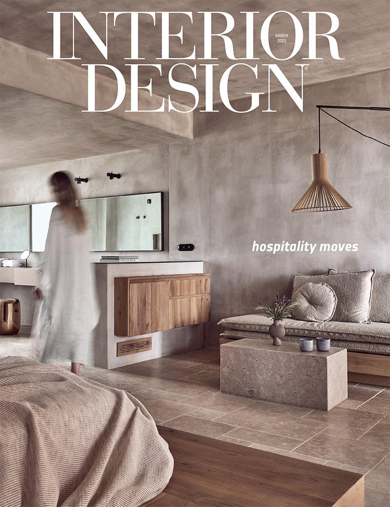  Ghislaine Vinas featured in Interior Design Magazine March 2023