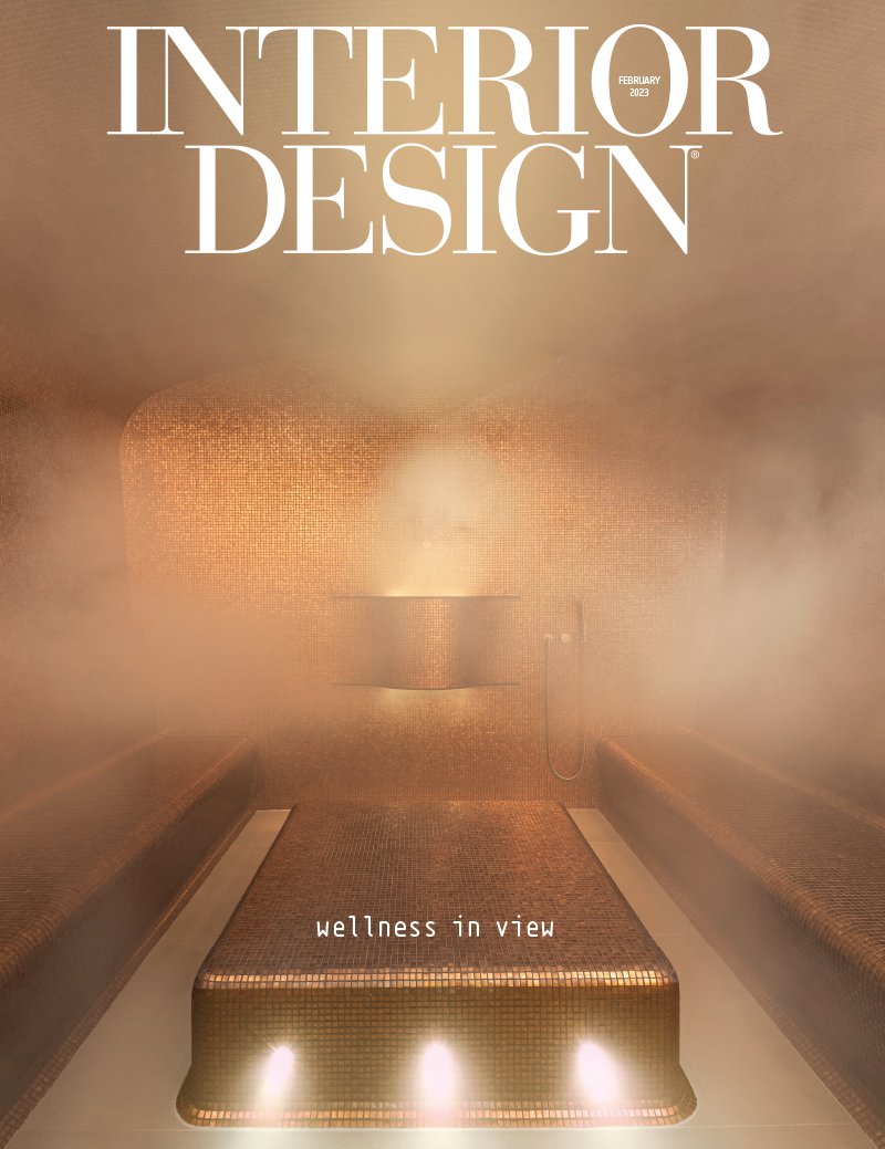  Ghislaine Vinas featured in Interior Design Magazine February 2023