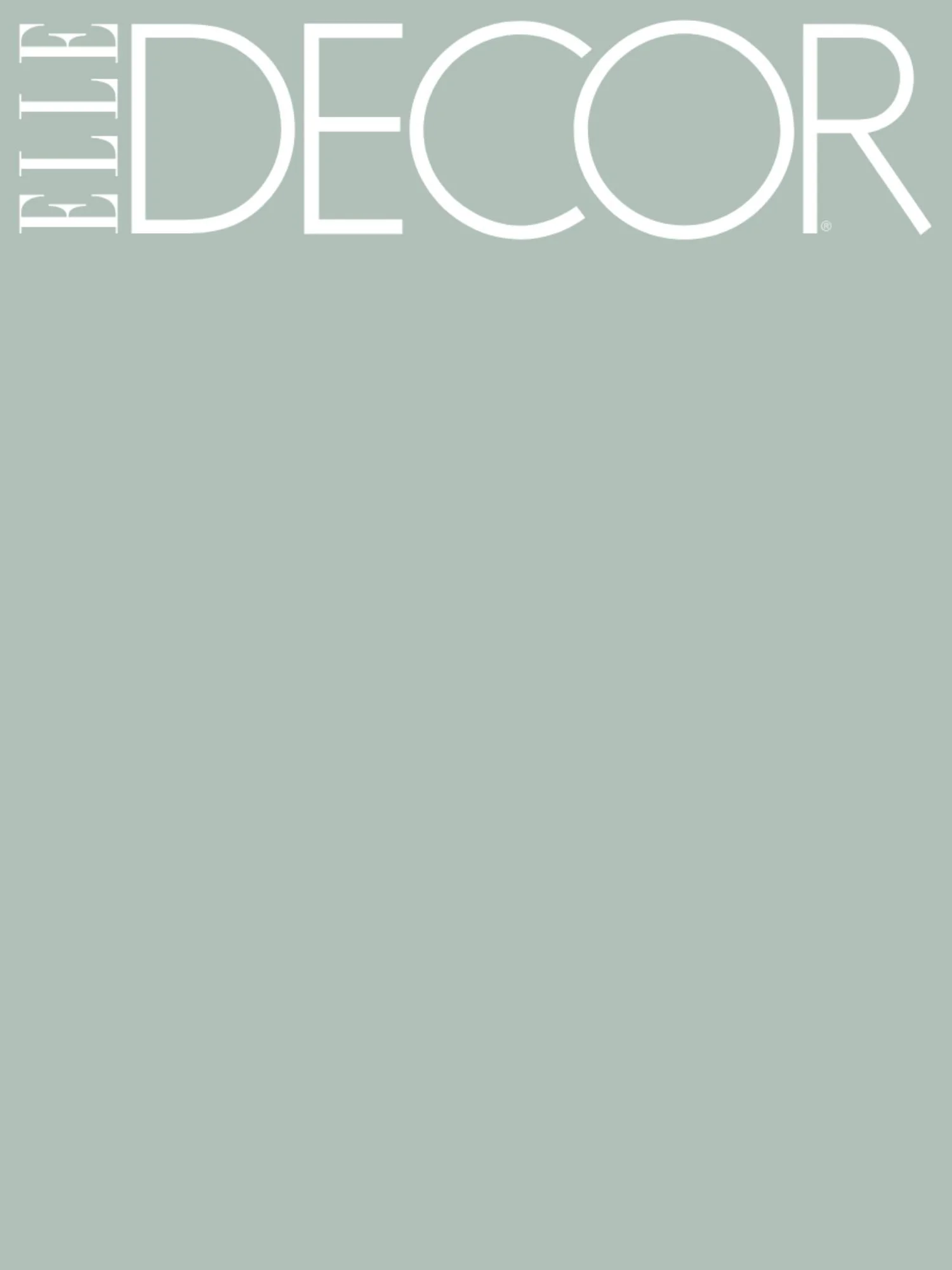Elle Decor, March, 2025